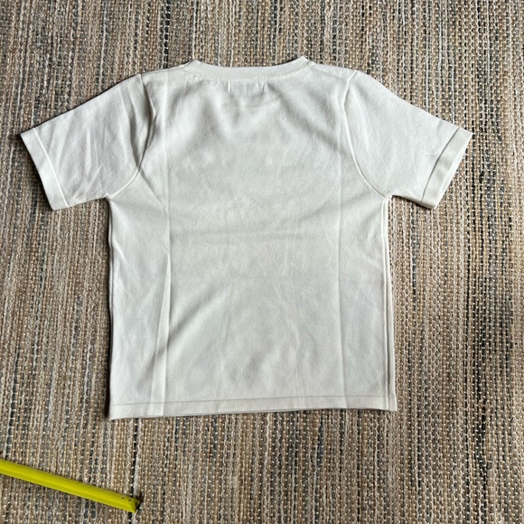 Miu Miu White Short Sleeve Tee - Picture 8 of 8